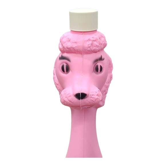 Vintage 1960's Figural Poodle Bubble Bath Bottle-Blow Mold - Picture 4 of 9